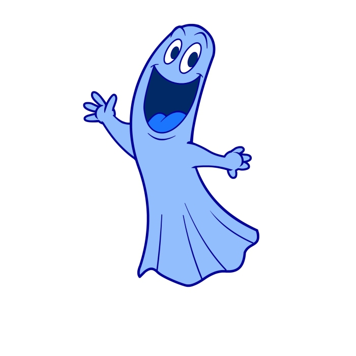ghost clipart blue ghost