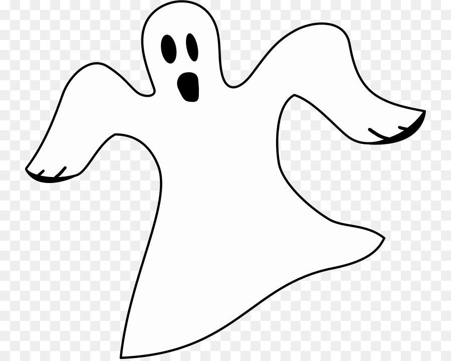 ghost clipart line art