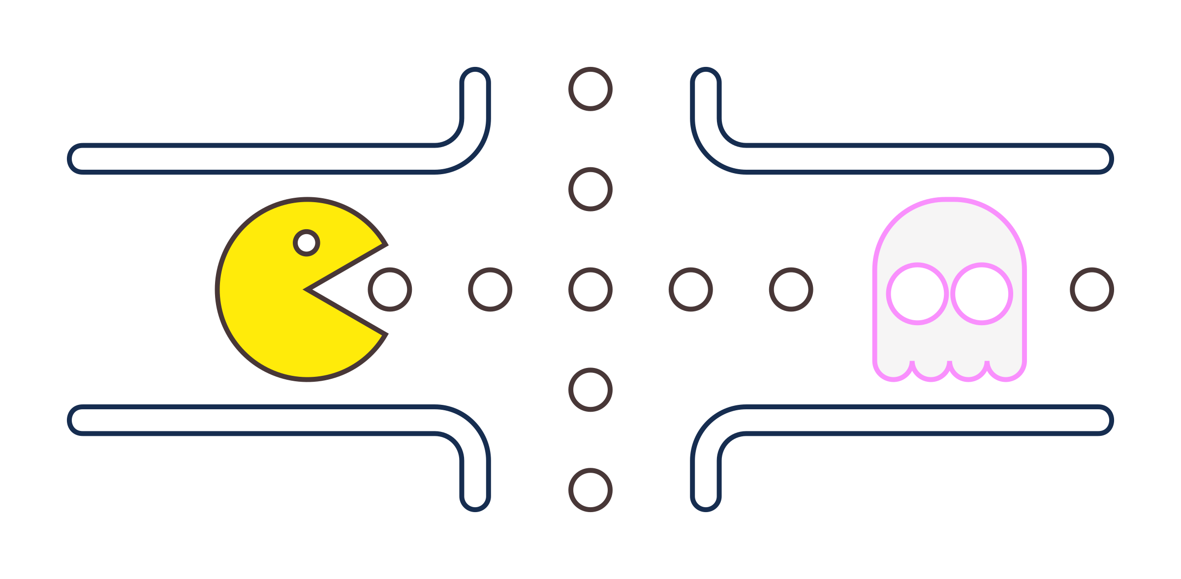 ghost clipart pac man