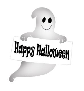 ghost clipart smiling ghost