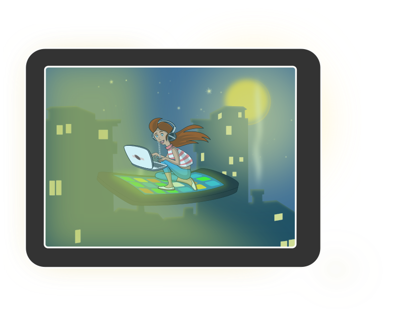 Ideas for tablet users. Gift clipart gift giving