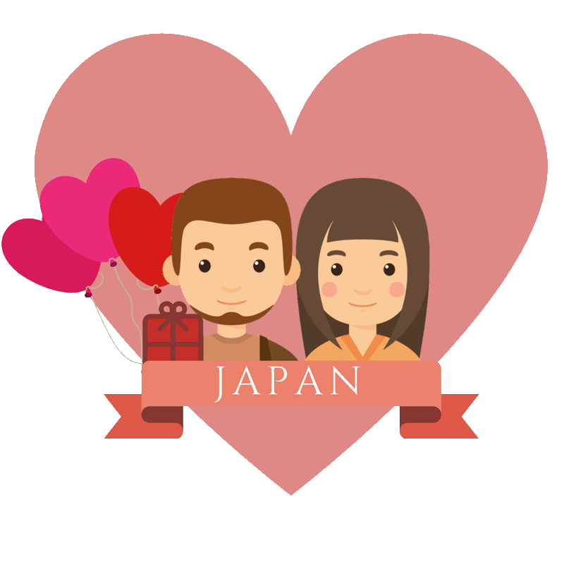 On japanese valentine s. Gift clipart gift giving