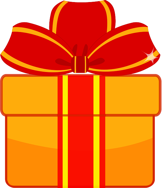 gifts clipart orange