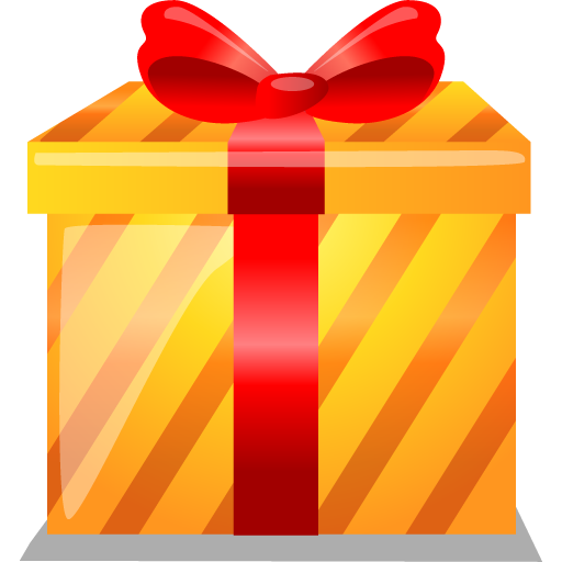 gifts clipart orange