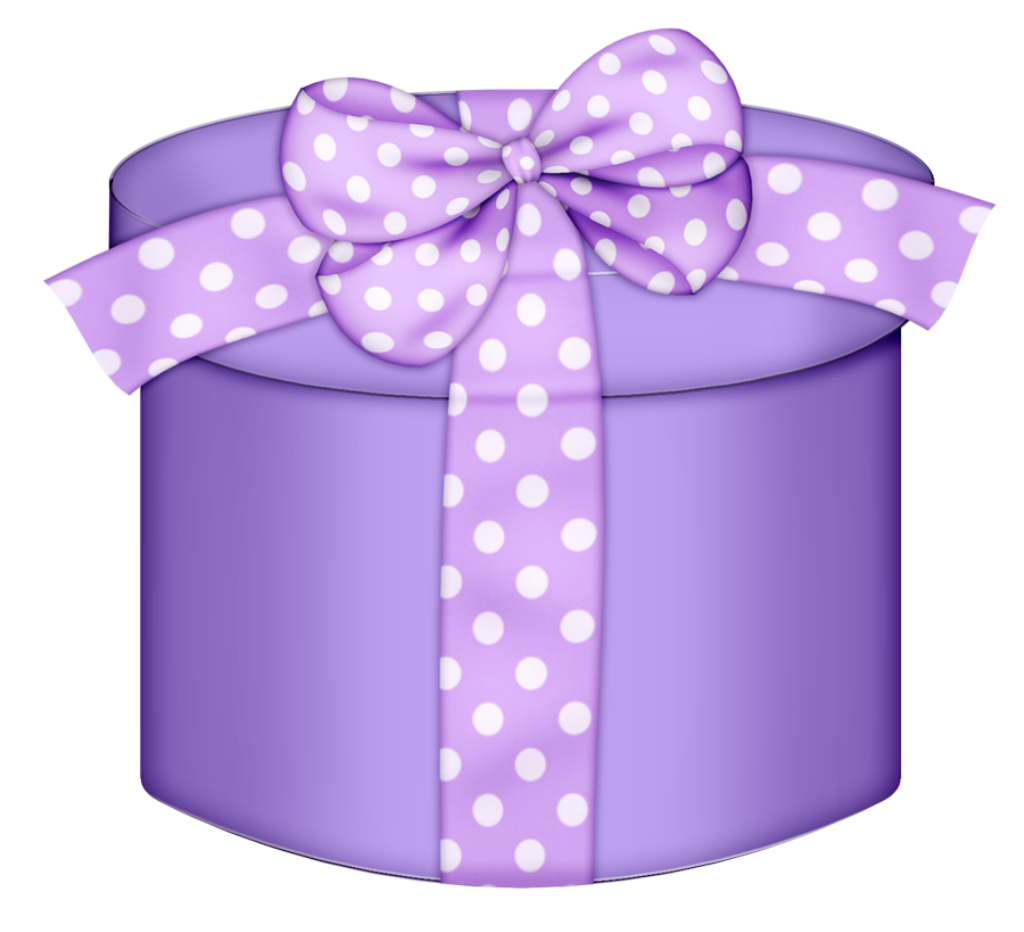 gift clipart purple