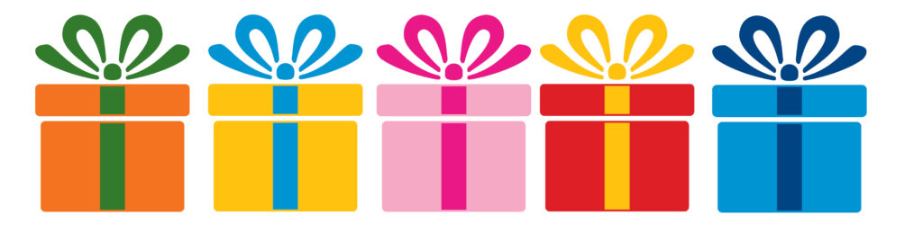 gifts clipart row