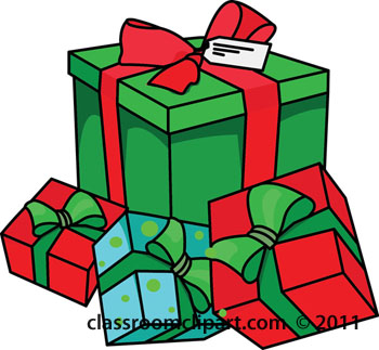 gift clipart stack present