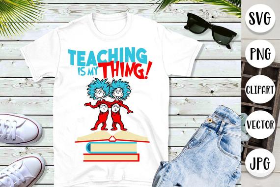Gift clipart thing. Teaching is my svg