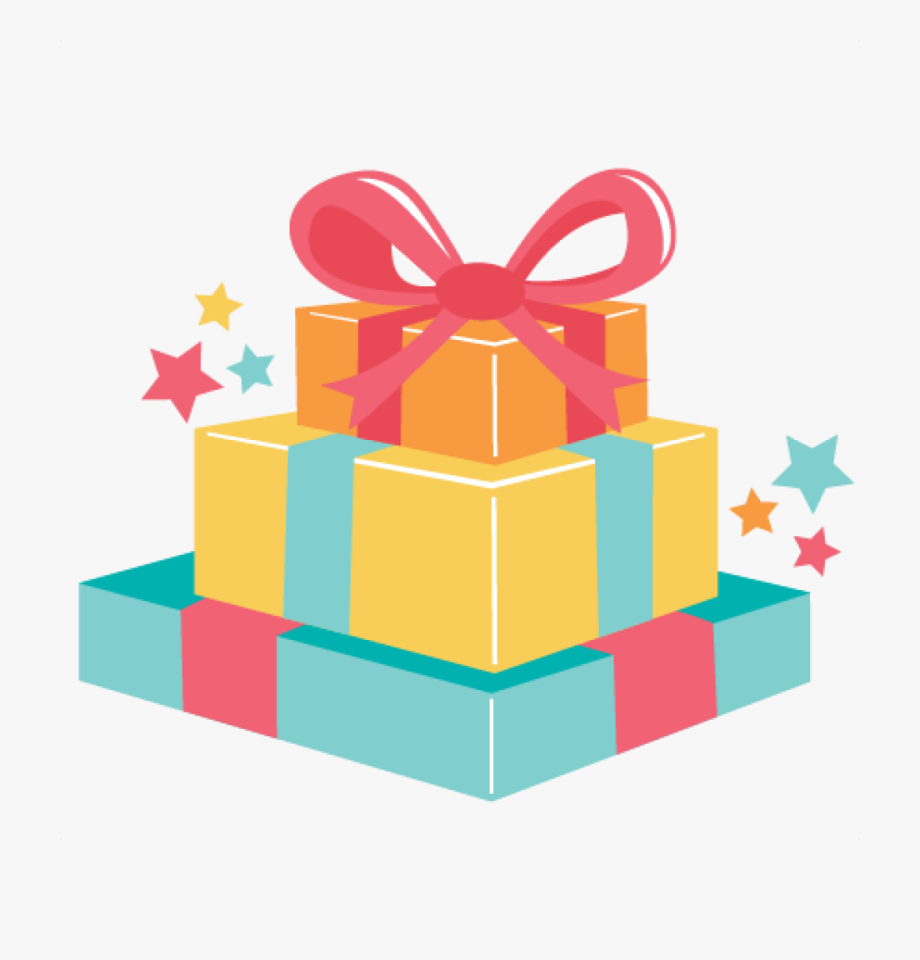 Birthday present gifts png. Gift clipart bithday