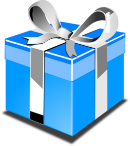 gifts clipart blue gift