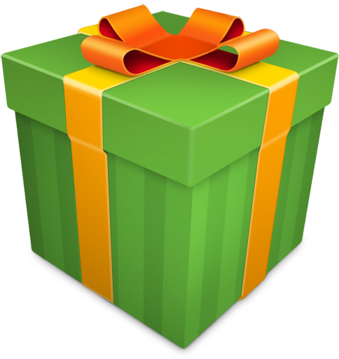 gifts clipart green