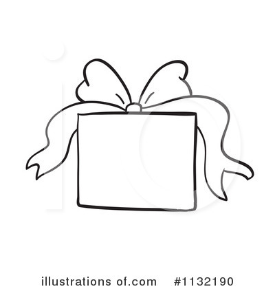 Gifts clipart present outline. Royalty free rf gift