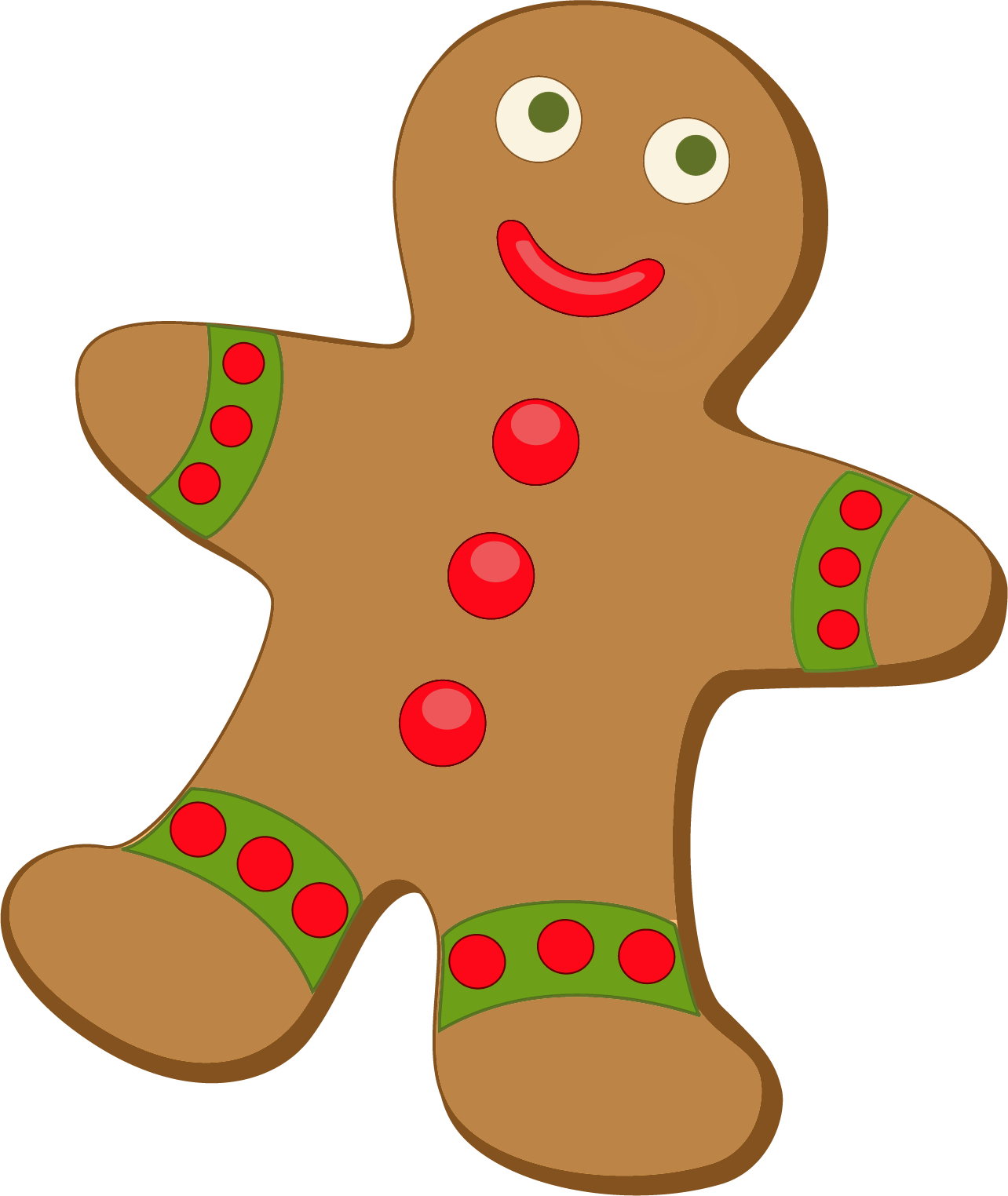 Desserts clipart christmas. Gingerbread 