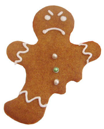 gingerbread clipart broken