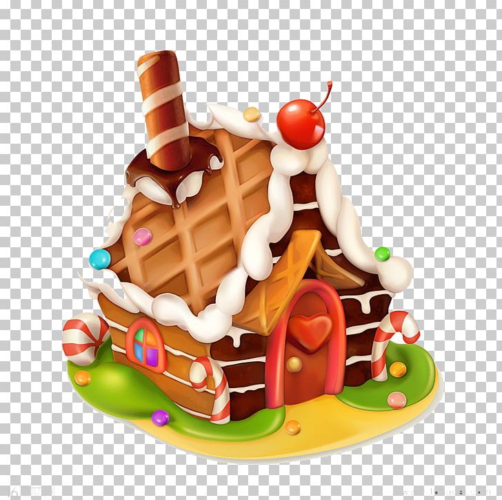 House cupcake icing png. Gingerbread clipart cake