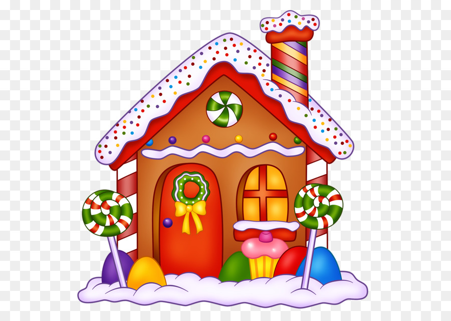 gingerbread clipart christmas decorated house