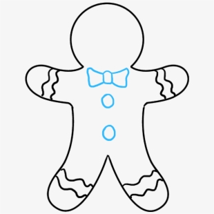 gingerbread clipart drawing