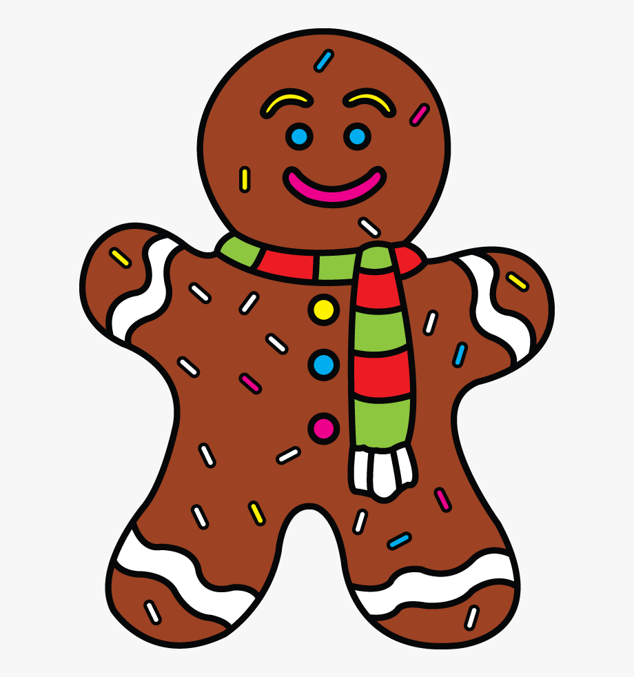 gingerbread clipart easy