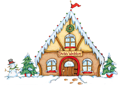 gingerbread clipart elf house
