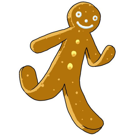 Gingerbread clipart free printable. Man clip art image