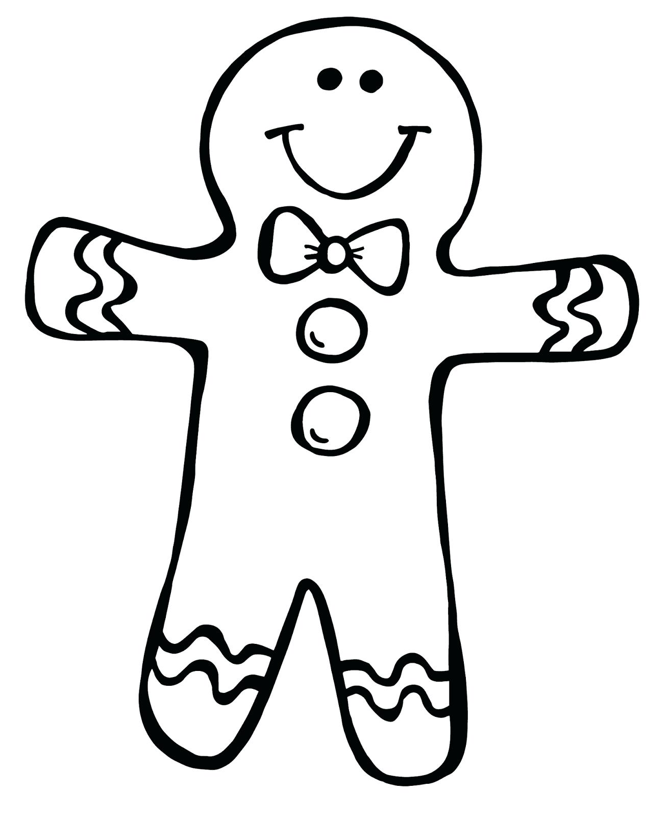 gingerbread clipart gingerbread outline