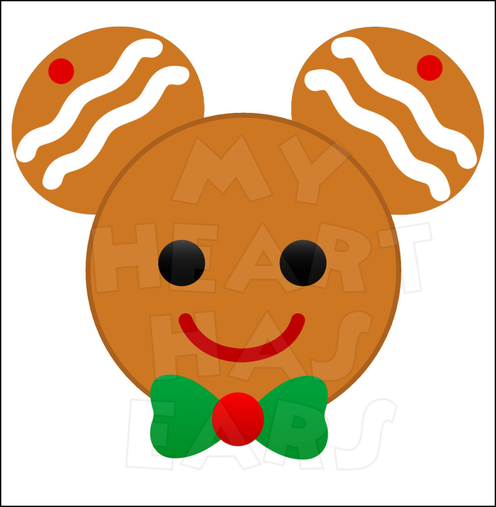 gingerbread clipart mickey mouse