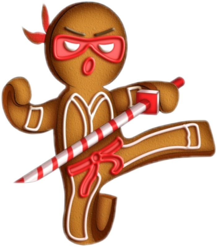 gingerbread clipart ninja
