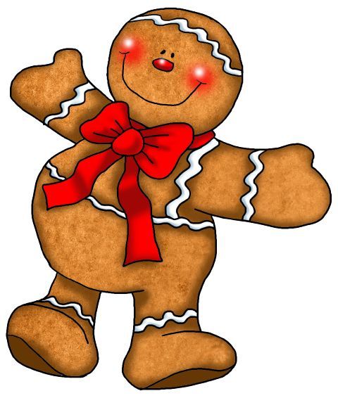 Gingerbread clipart primitive. X free clip art