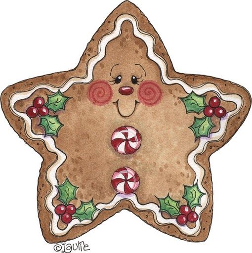 gingerbread clipart star