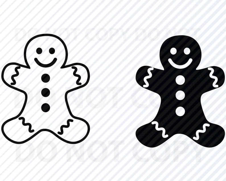gingerbread clipart svg