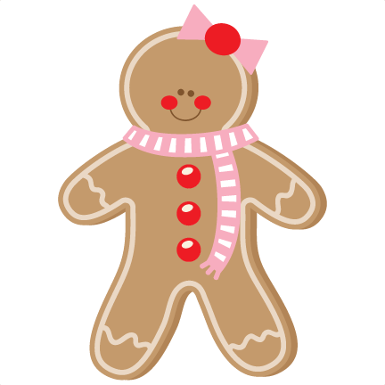gingerbread clipart svg
