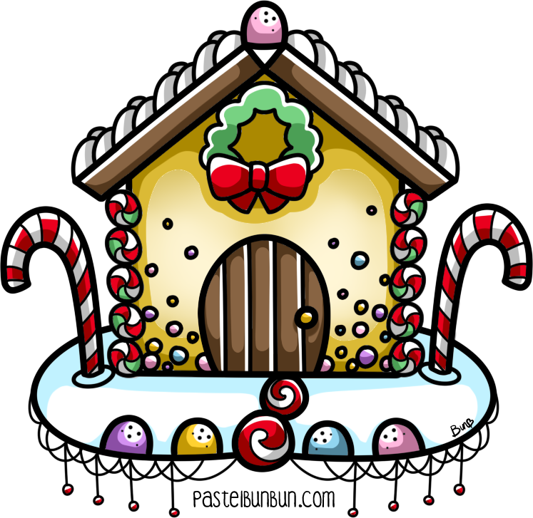 gingerbread clipart sweet house