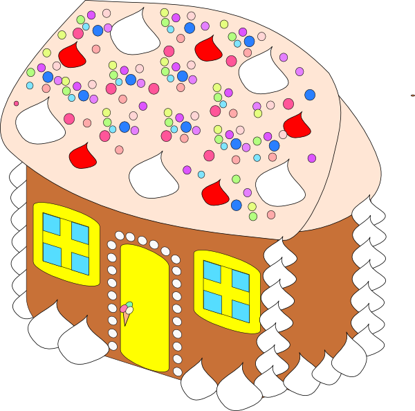 gingerbread clipart town