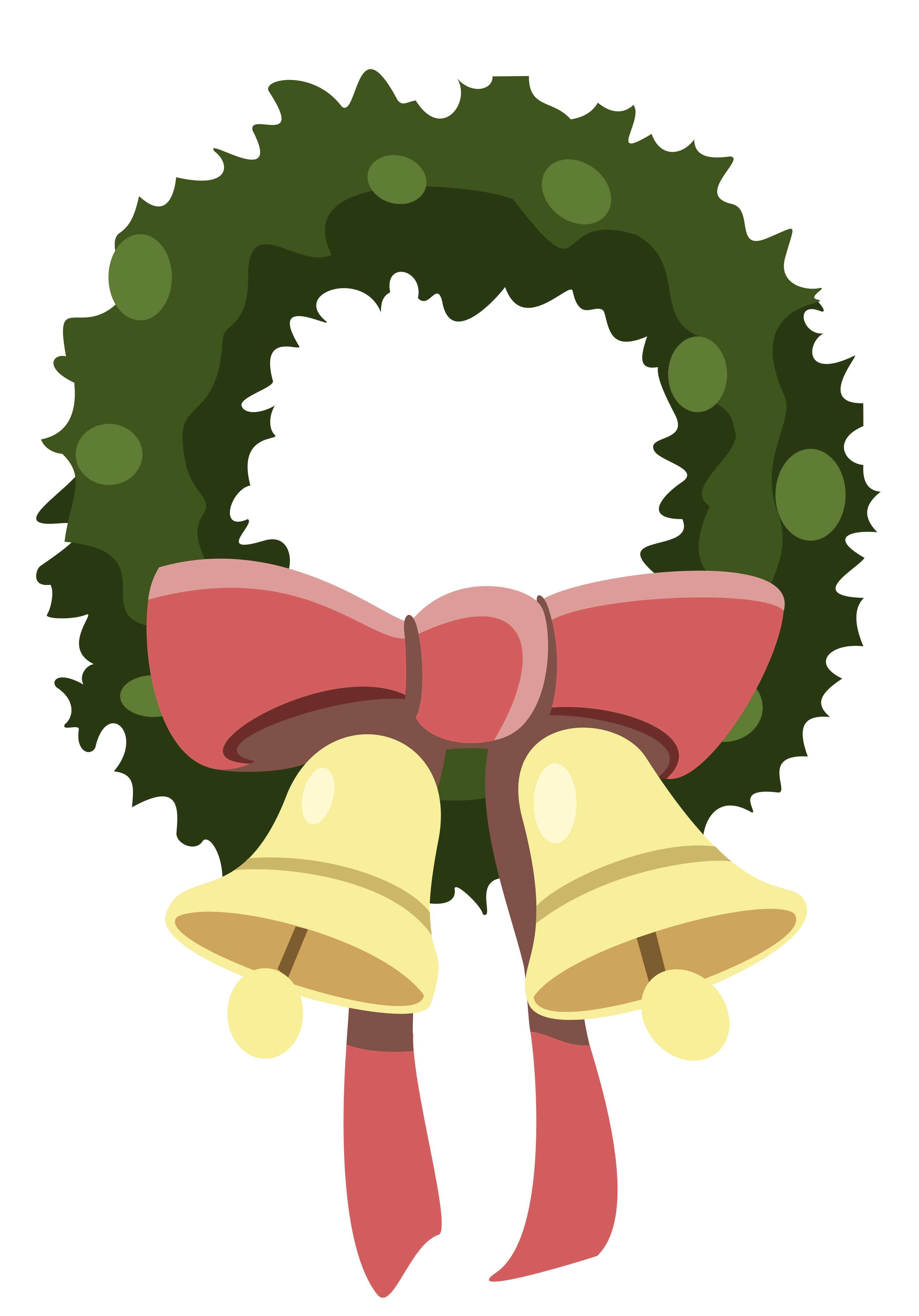 gingerbread clipart wreath