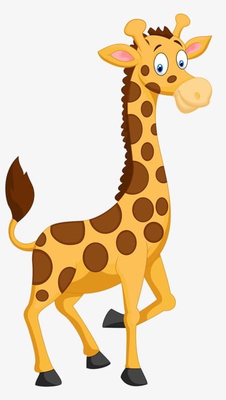 giraffe clipart comic