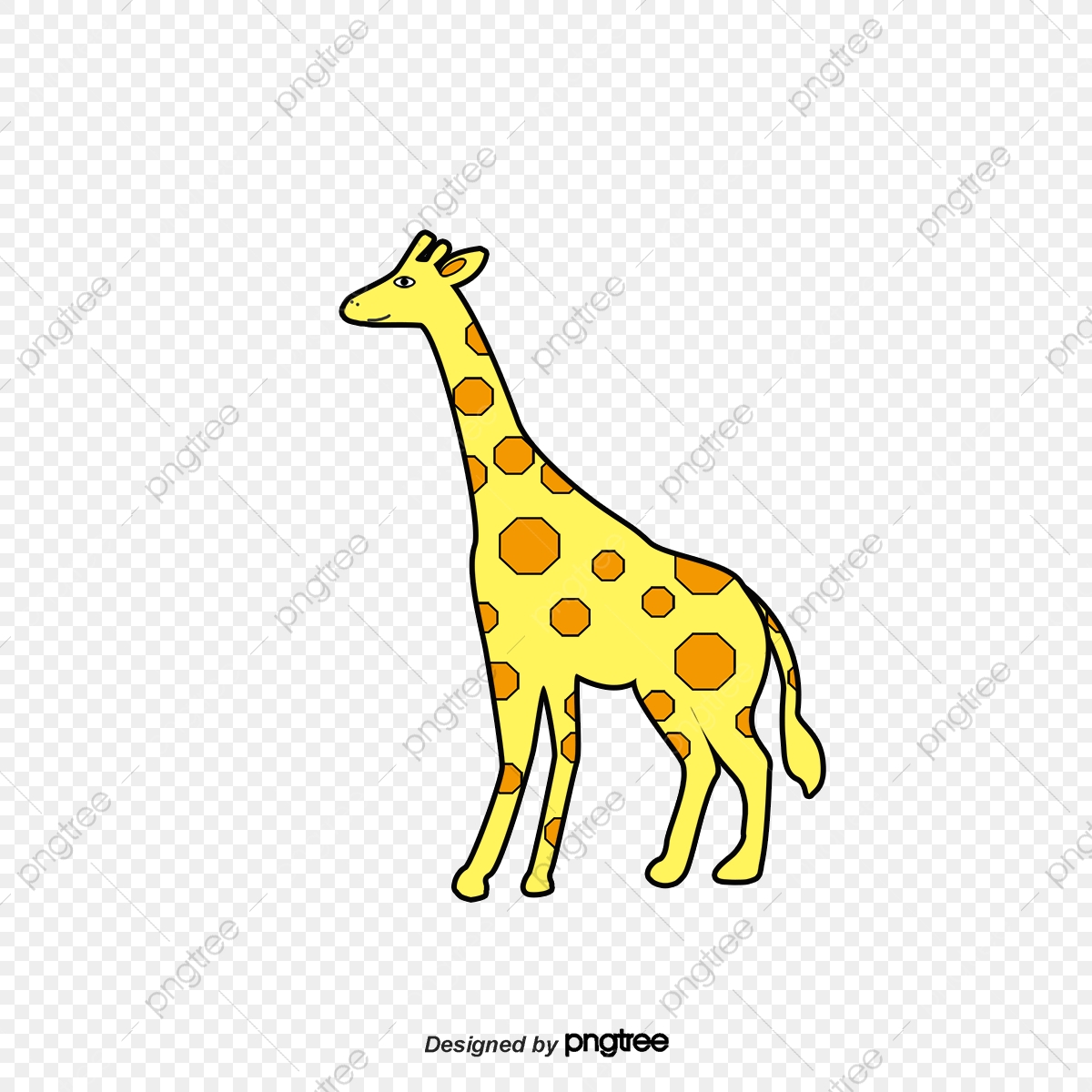 giraffe clipart cool