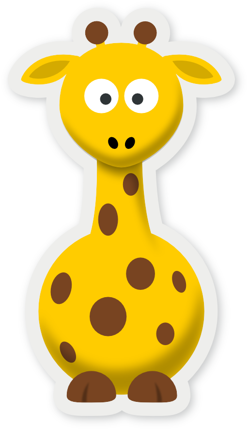 giraffe clipart face