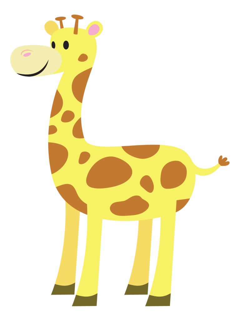 giraffe clipart face drawing