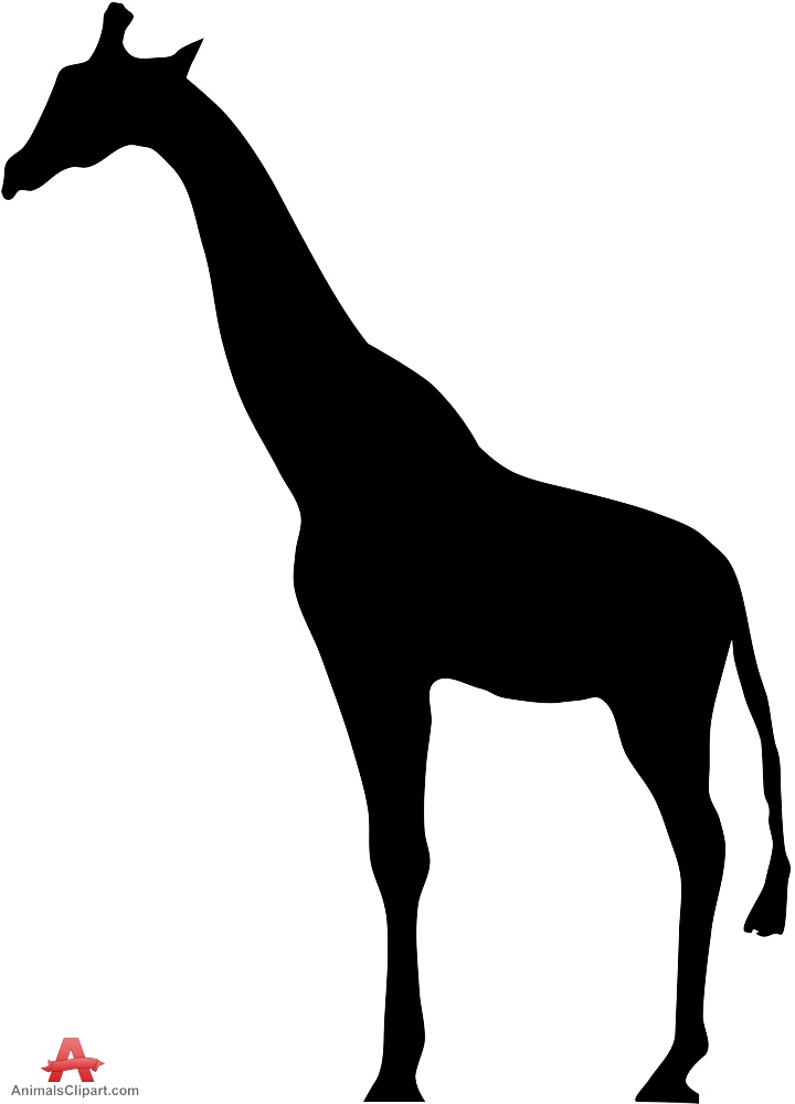 giraffe clipart silhouette