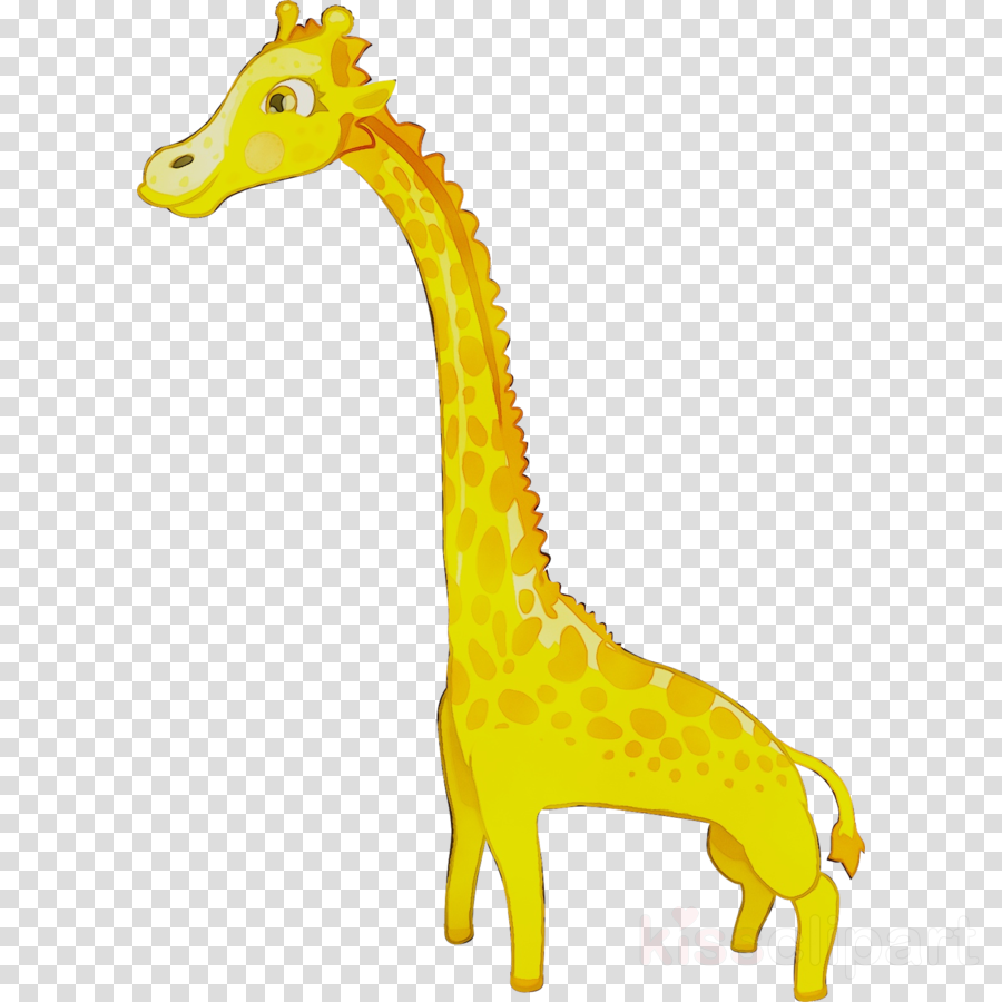 giraffe clipart yellow