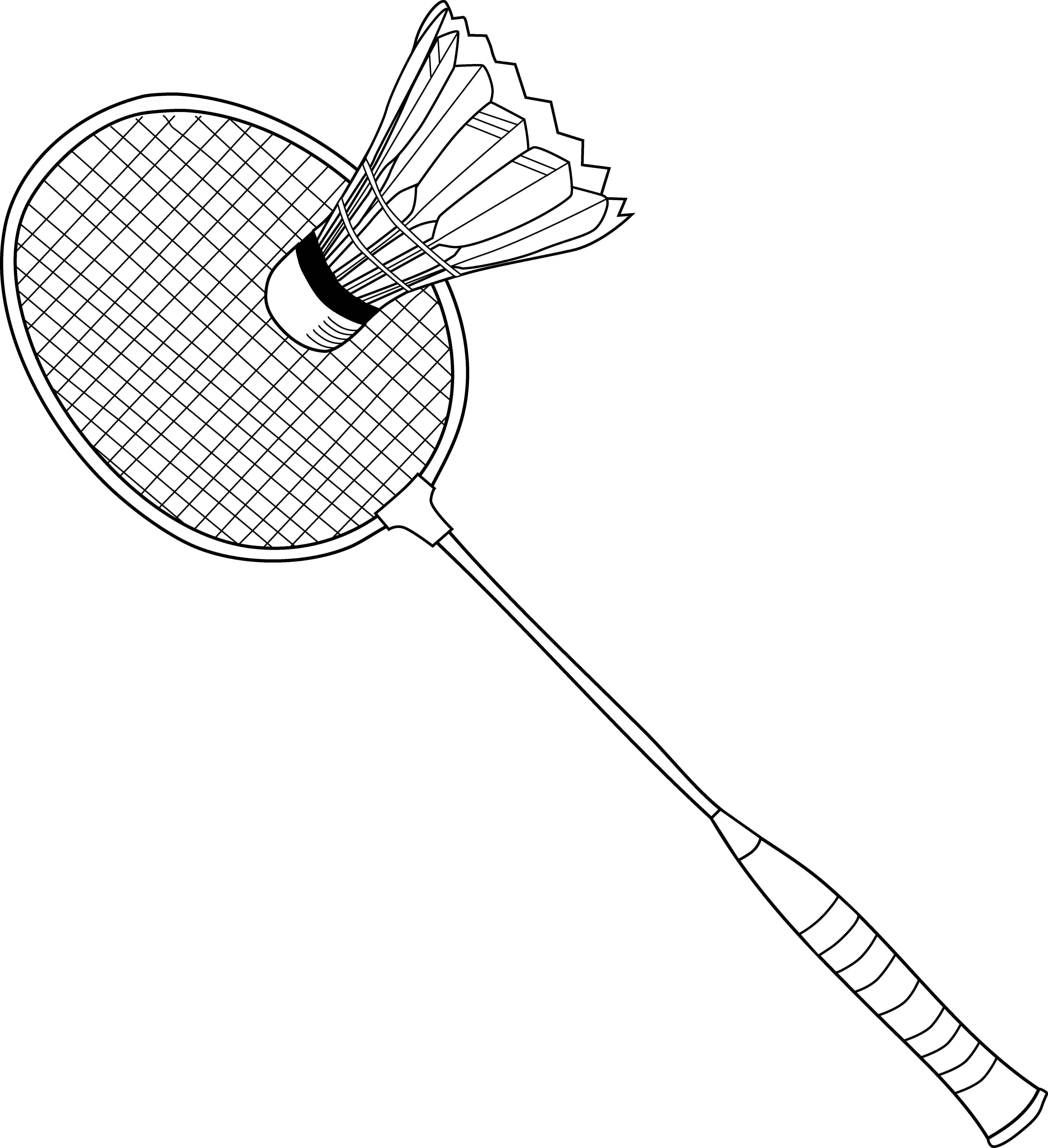 girls clipart badminton