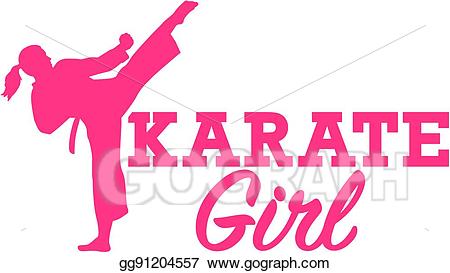 girl clipart karate