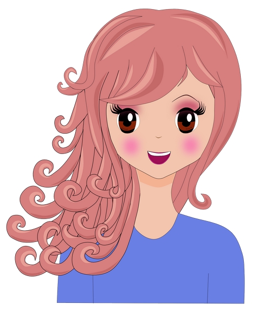 Free cliparts download clip. Girl clipart long hair