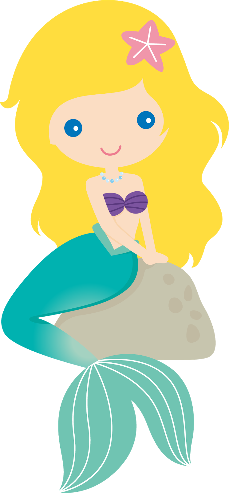girls clipart mermaid