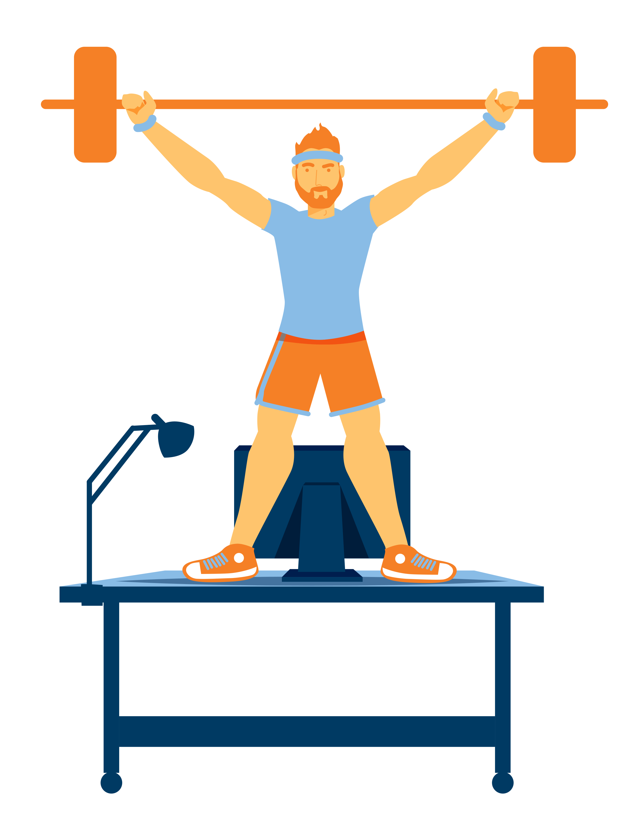 girl clipart weightlifting