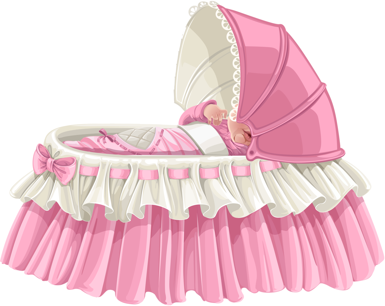  png babies baby. Girls clipart bed