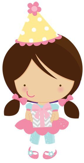 Baby happy birthay crtezi. Girls clipart birthday
