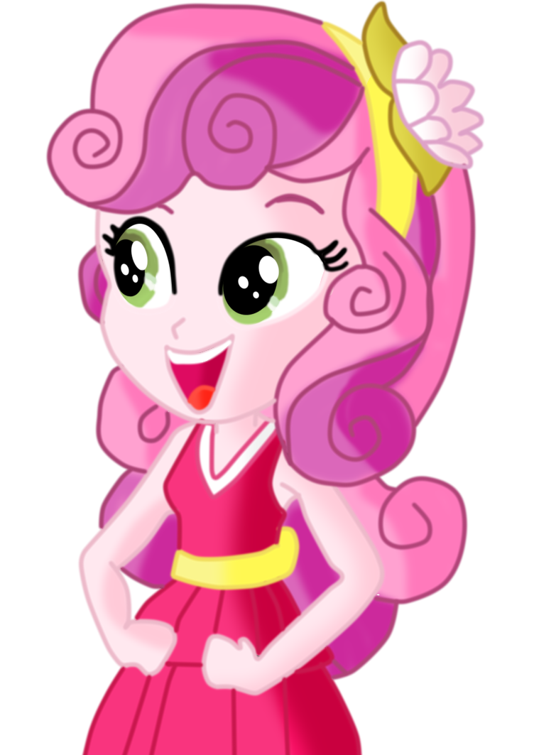 Girls clipart dancing. Equestria sweetie belle colored