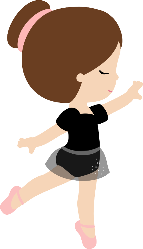 Girls clipart dancing. Bailarina bal e dan