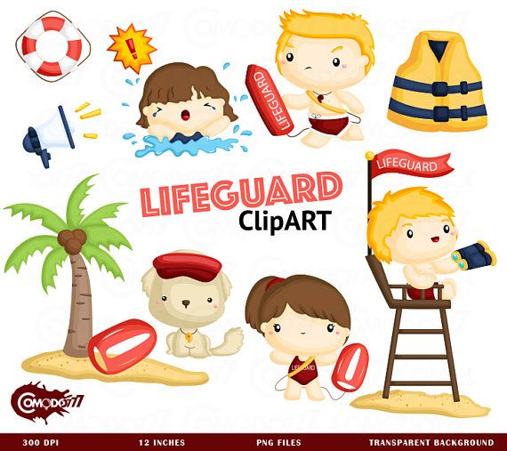 Lifeguard clipart beach lifeguard. Clip art png 